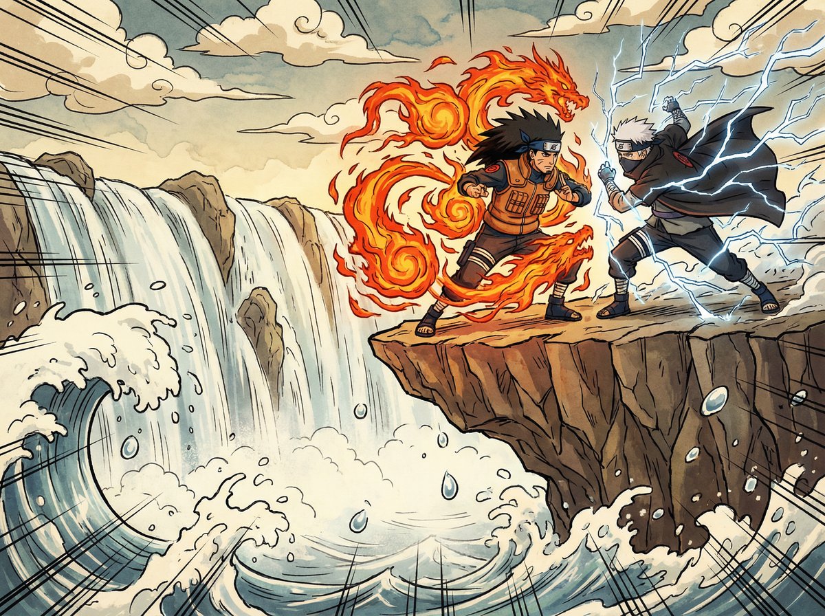 黑料动漫-火与雷的对决