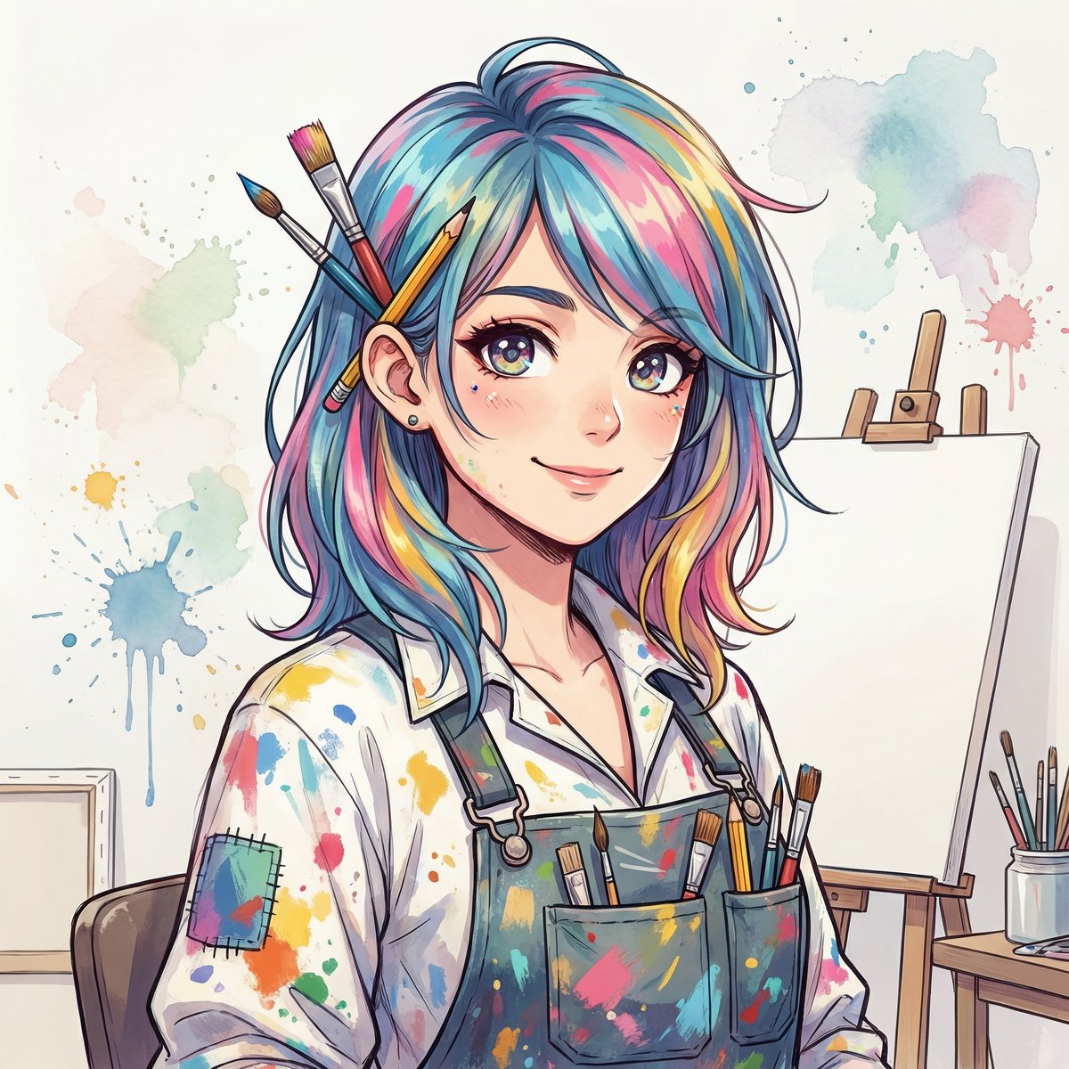 黑料动漫原画师林彩绘